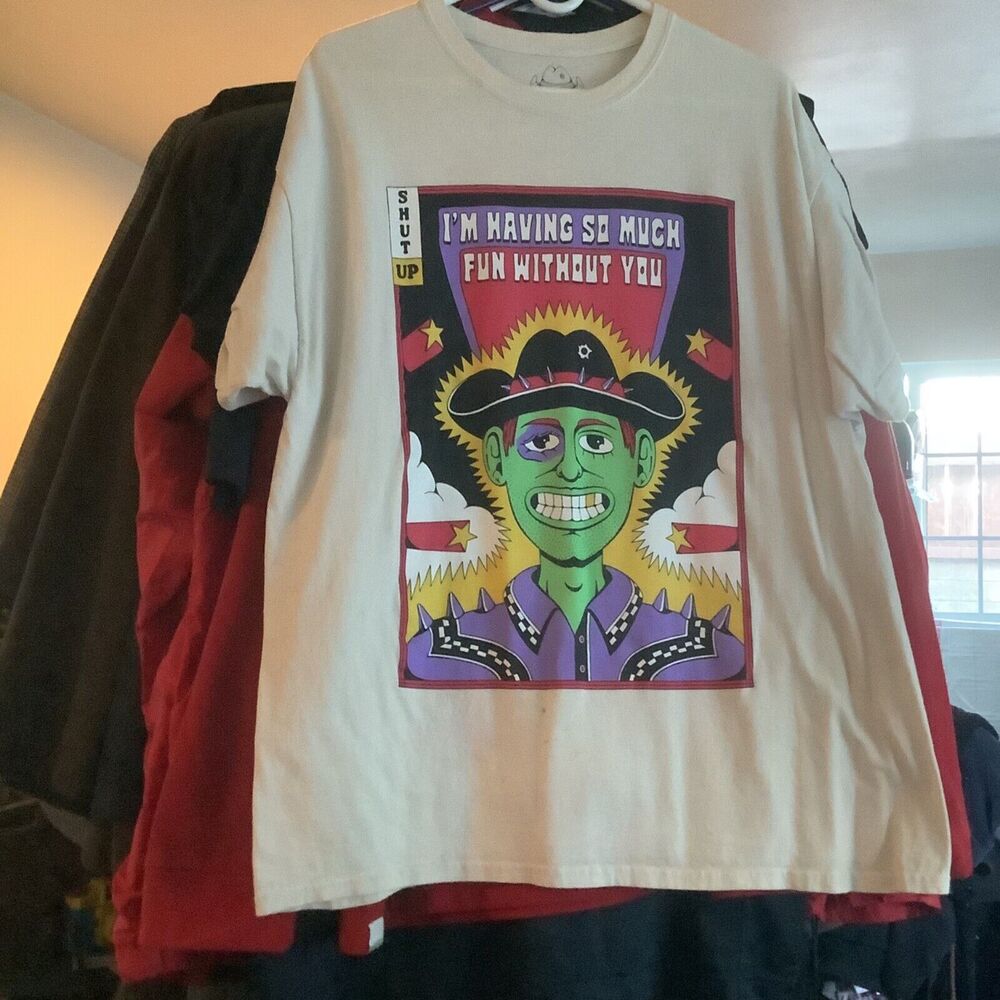 Crocodile Jackson tee T-shirt art tee T-shirt size xl extra large X-Large